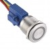 22mm illuminated button momentary red 24VAC/DC