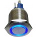 22mm illuminated button momentary blue 24VAC/DC